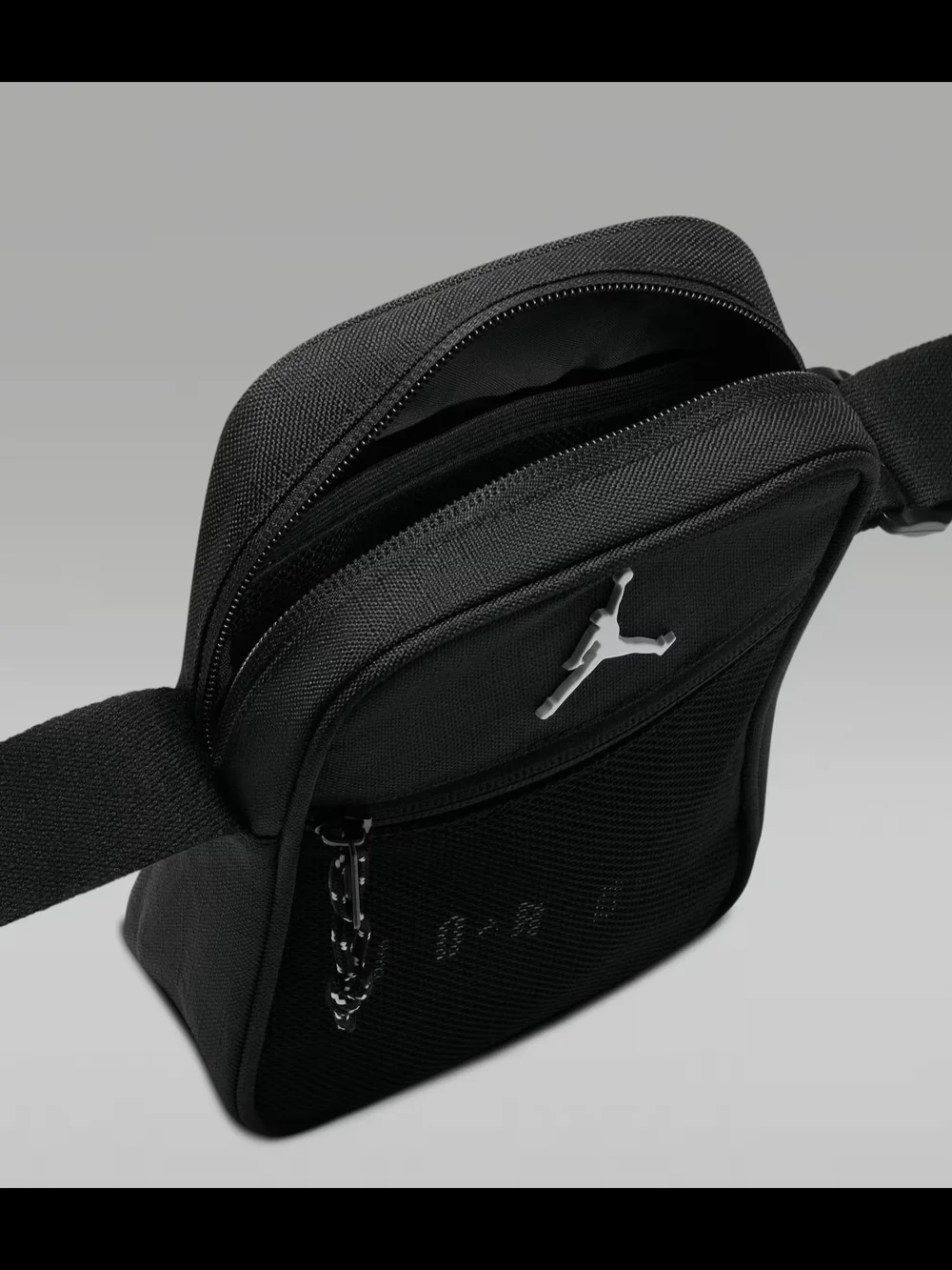Jordan Black Mini Shoulder Bag with Jumpman Logo
